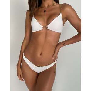 Beach Bunny Swimwear Serena Triangle Top - White Size LWhite / L